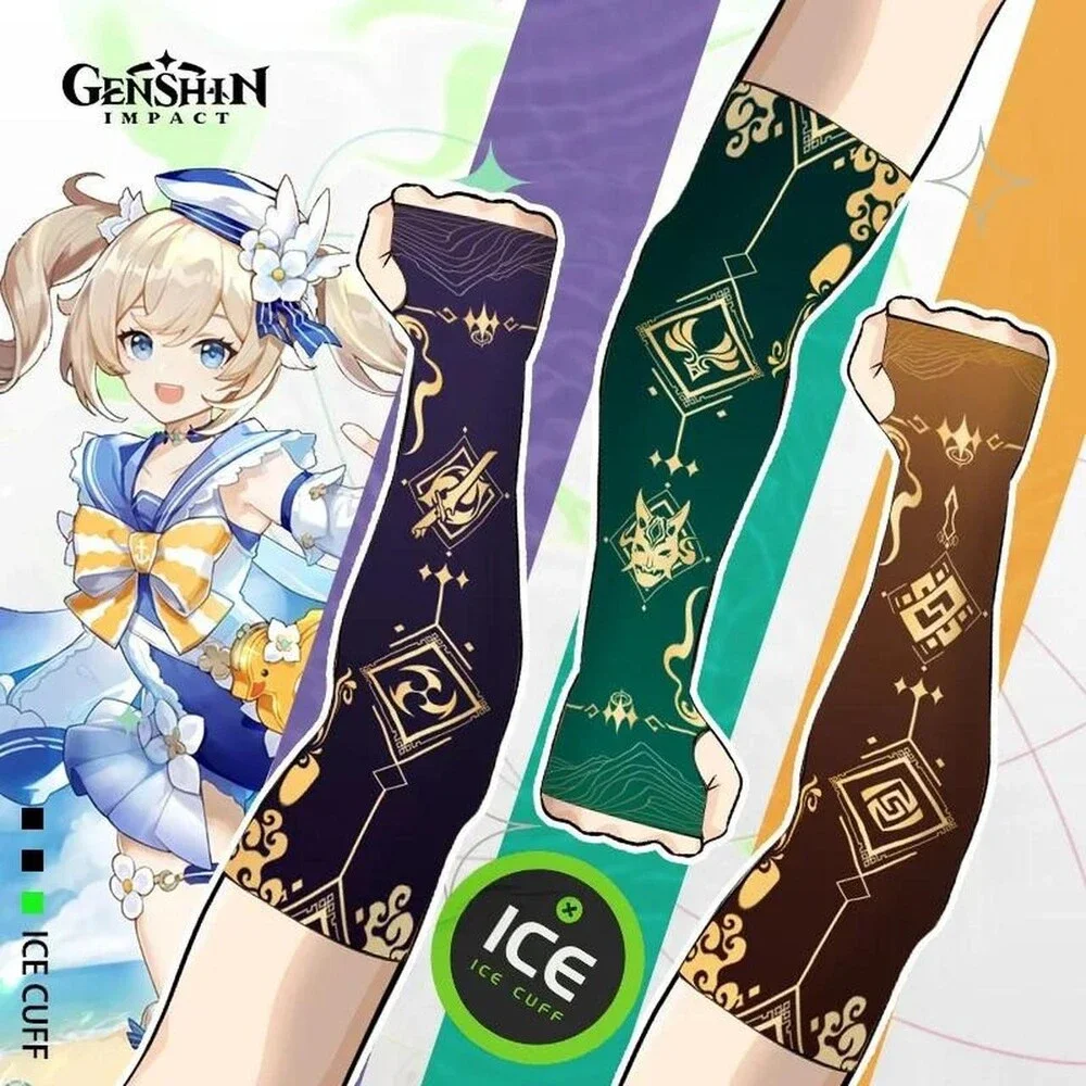 Game Impact Arm Sleeves Ice 4 D 7 F